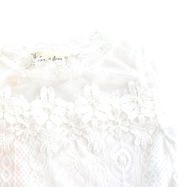 Floral Lace Mix Top - doe a dear