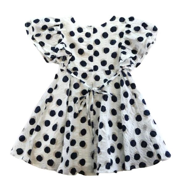 Polka Dot Crinkle Dress - doe a dear