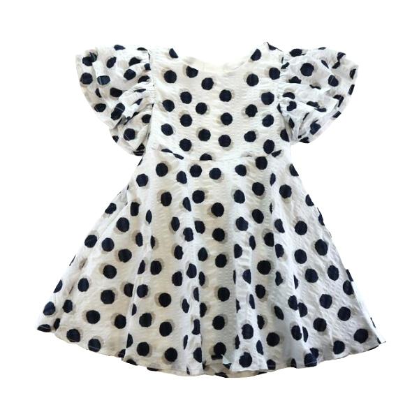 Polka Dot Crinkle Dress - doe a dear
