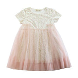 Mesh Layer Floral Dress