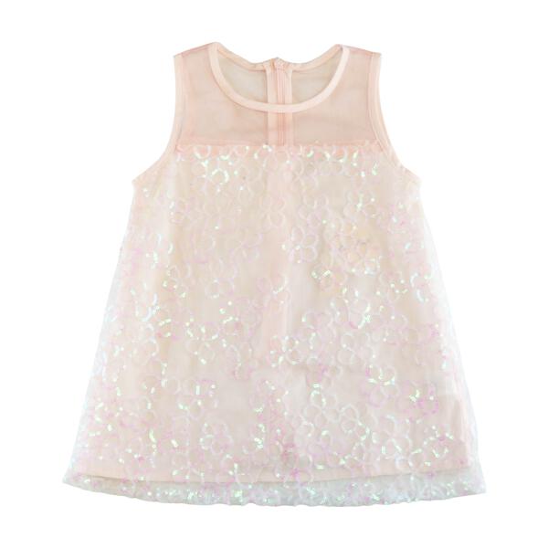 Sequin Floral Mesh Dress - doe a dear