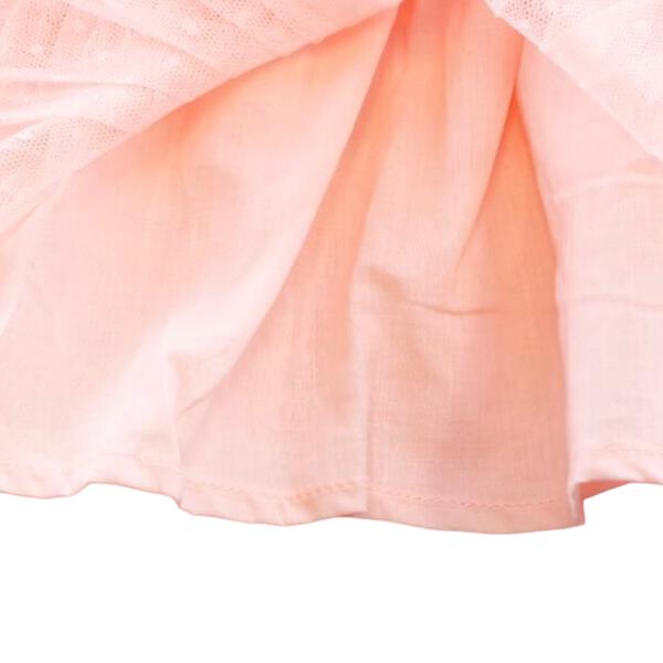 Pink Dot Embroidered Dress - doe a dear