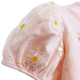 Pink Sequin Floral Top