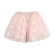 Pink Sequin Floral Mesh Tutu - doe a dear