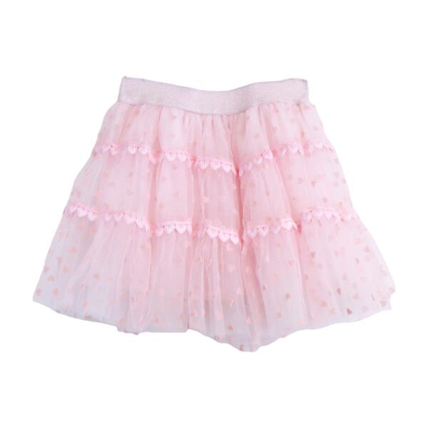 Velvet Heart Mesh Tutu Pink