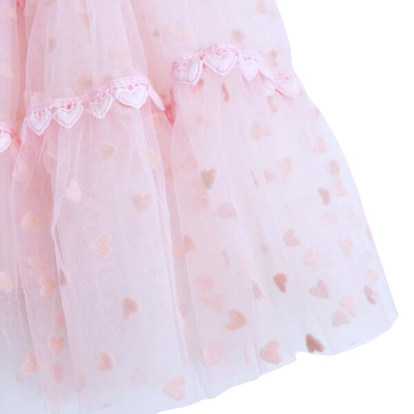 Velvet Heart Mesh Tutu Pink - doe a dear