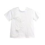 Velvet Heart Mesh Trim Tee