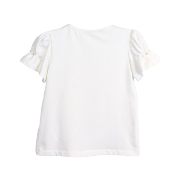 Puff Slv White Unicorn Tee - doe a dear