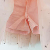 Iridescent Rhinestone and pearls pink Tutu - doe a dear