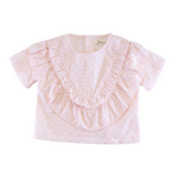 Floral Eyelet Fabric Top