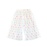 Dot Chiffon Pleat Pants