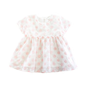 Dotted Sheer Blouse - Pink - doe a dear