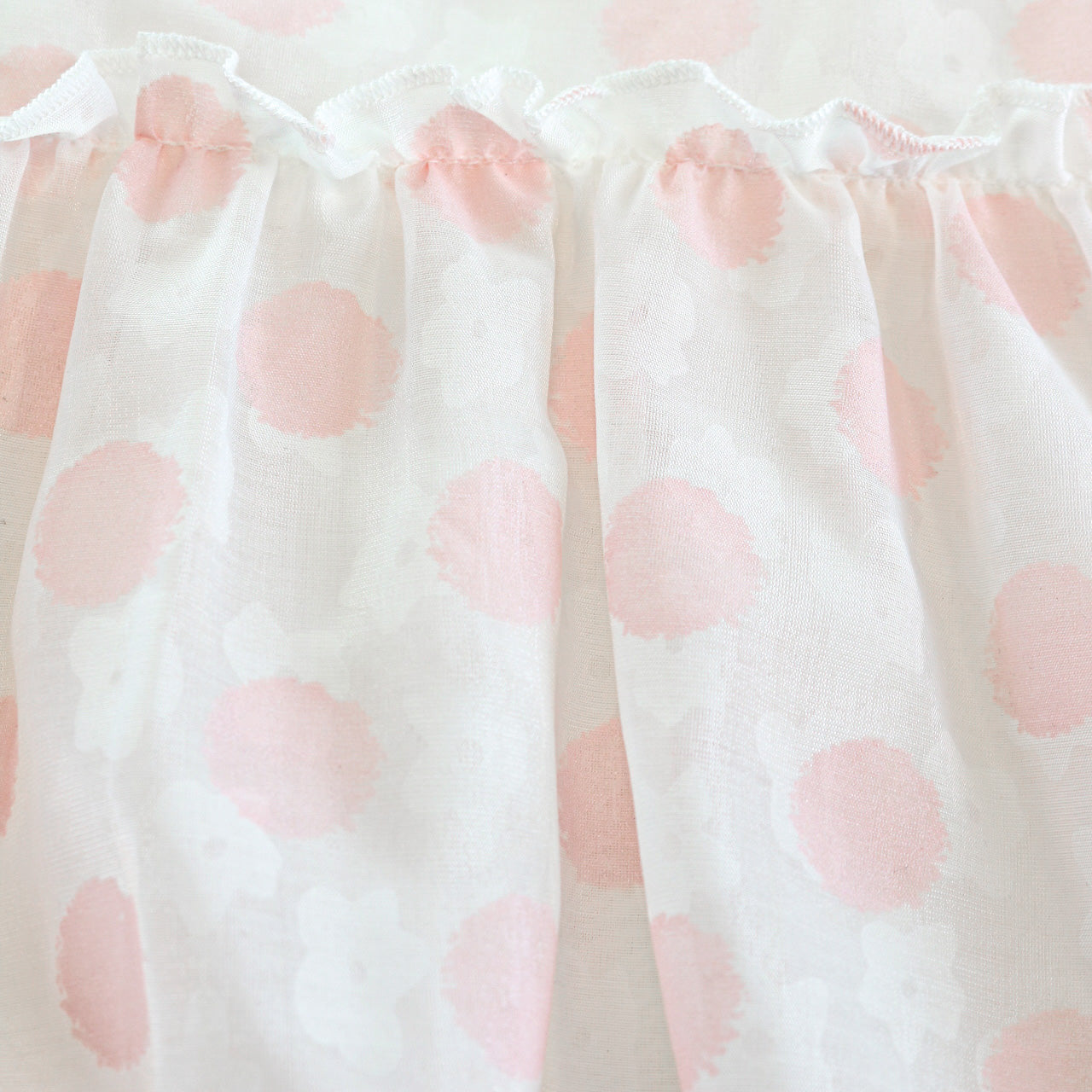Dotted Sheer Blouse - Pink - doe a dear