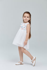 Sequin Floral Tulle Dress - doe a dear