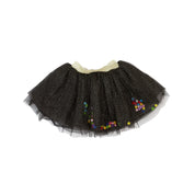Black Pom Poms Skirt - doe a dear