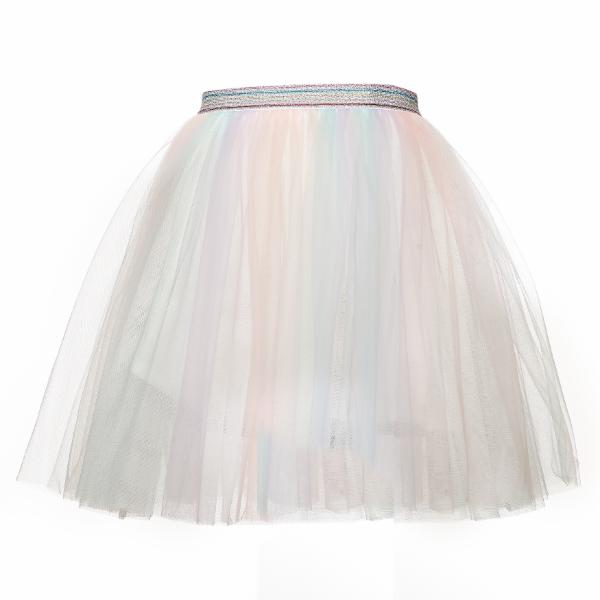 Wild Berry Elastic Waist Ombre Tulle Middi Skirt - Doe a Dear 