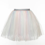 Wild Berry Elastic Waist Ombre Tulle Middi Skirt - Doe a Dear 