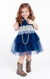 Lace Top Dress with Layered Tulle - Doe a Dear 