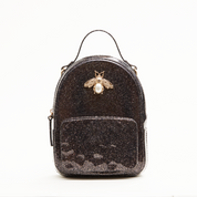 Gold Bee Jelly Mini Backpack - Black - doe a dear