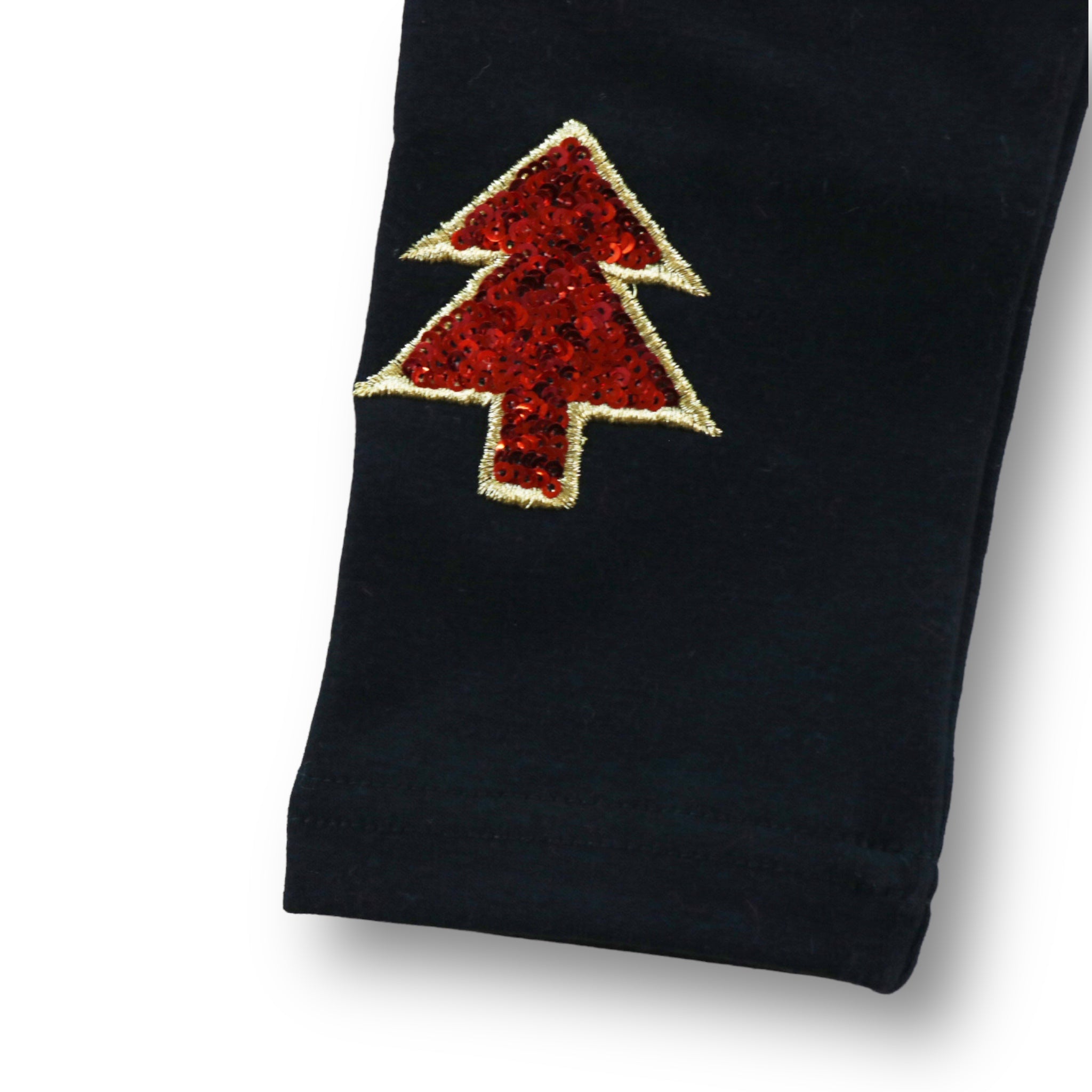 Sequin Christmas Tree Leggings - doe a dear