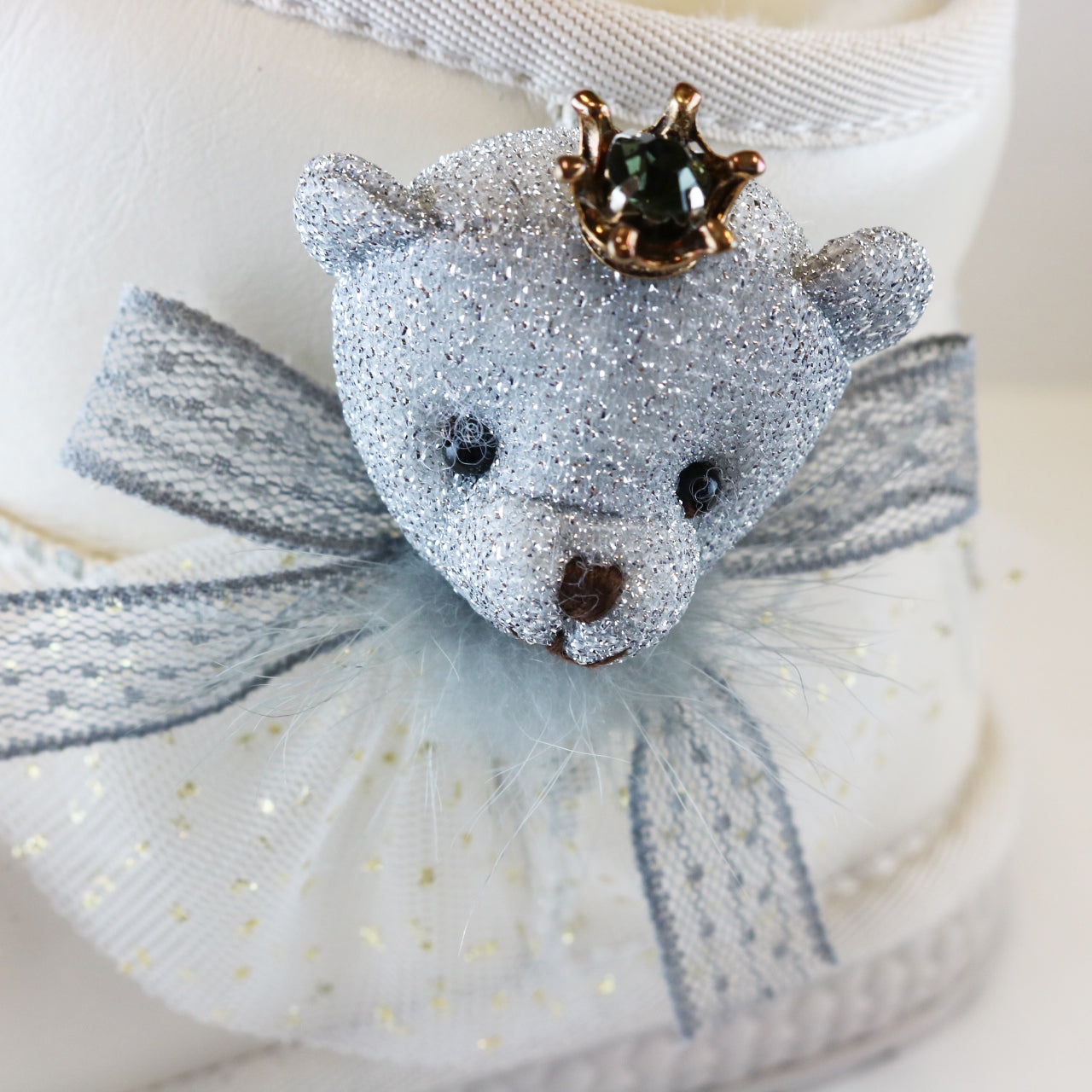 Handcrafted Princess Bear Boot - Ivory - doe a dear