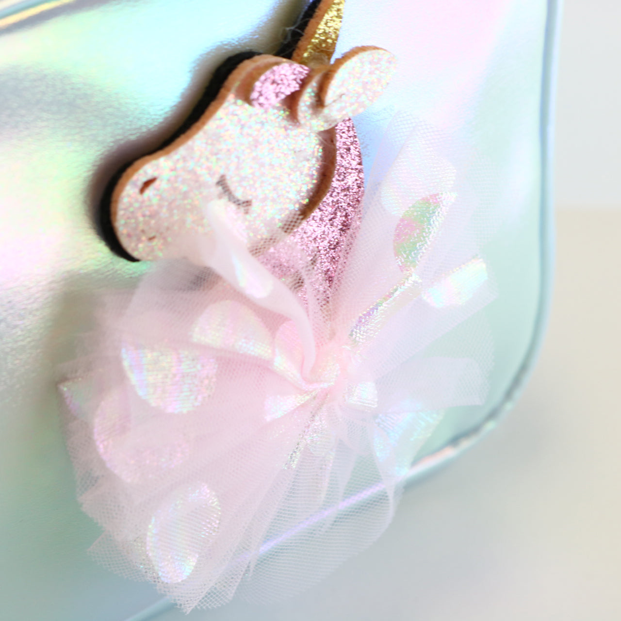 Unicorn Holographic Purse - Blue - doe a dear