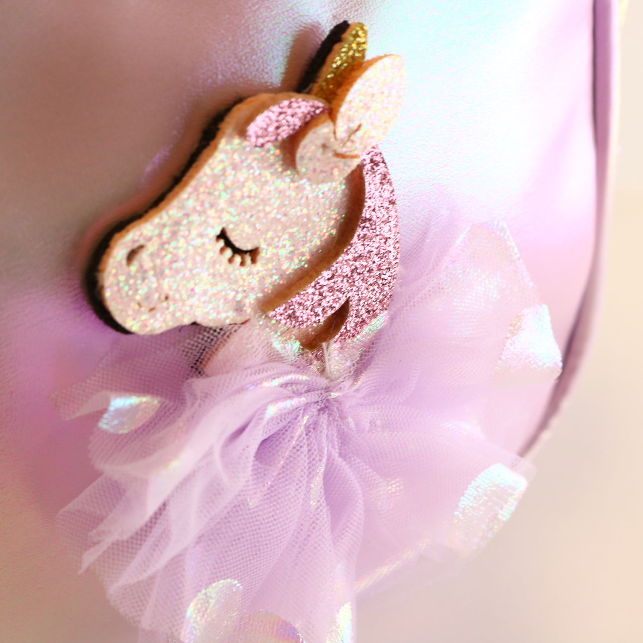 Unicorn Holographic Purse - Purple - doe a dear