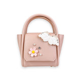 Angel Wing & Charms Leather Satchel Bag