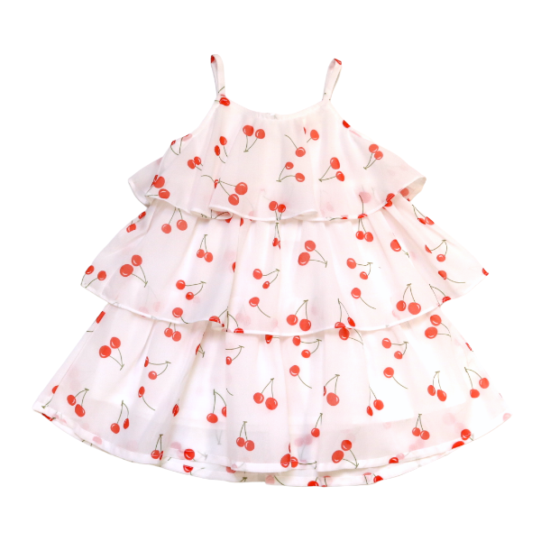 Cherry 3 Tiered Dress - doe a dear