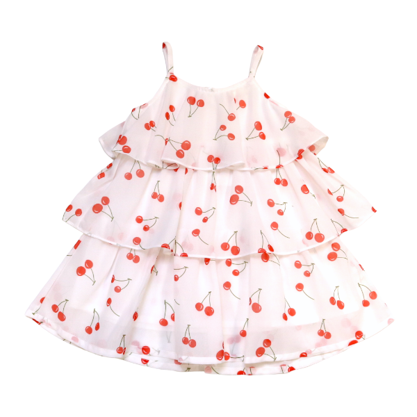 Cherry 3 Tiered Dress