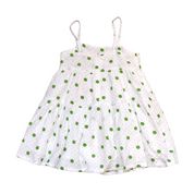 Green Polka Dot Sundress - doe a dear
