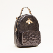 Gold Bee Jelly Mini Backpack - Black - doe a dear