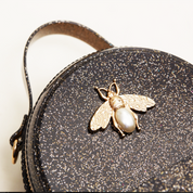 Gold Bee Jelly Mini Backpack - Black - doe a dear