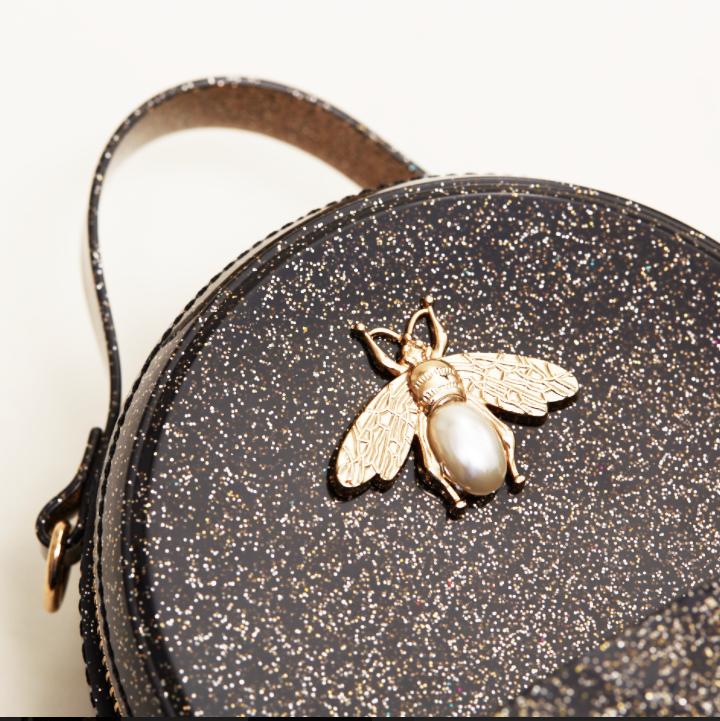 Gold Bee Jelly Mini Backpack - Black - doe a dear