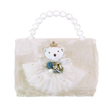 Princess Bear Furry Purse