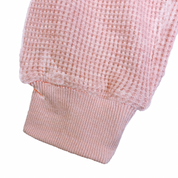 Textured Teddy Loungewear Set - Pink - doe a dear