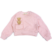 Textured Teddy Loungewear Set - Pink - doe a dear