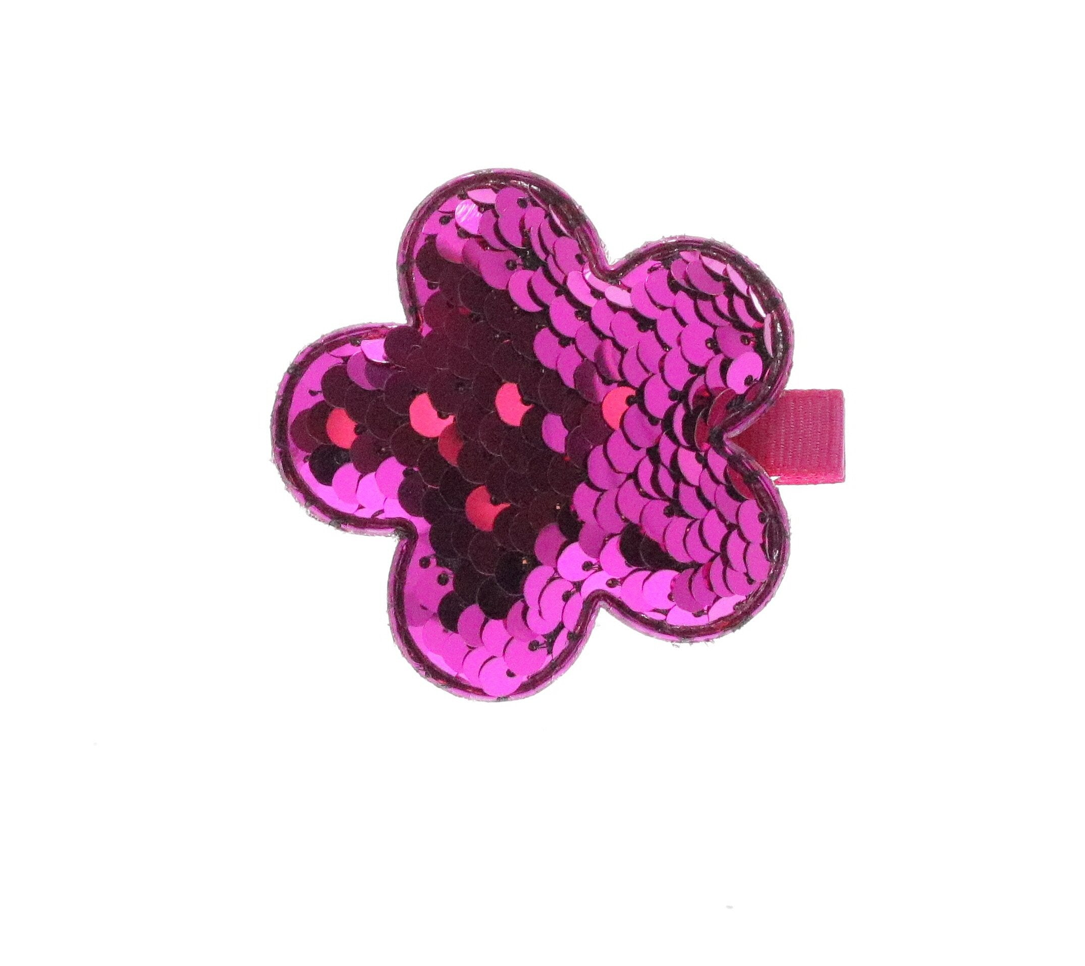 Sequin Flower Hair Clip - Doe a Dear 